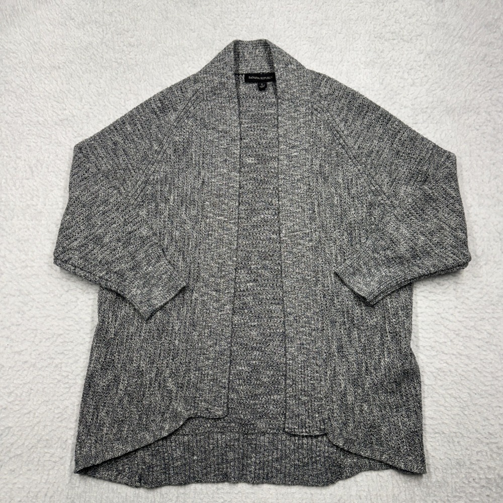 Banana‎ Republic Open Cardigan Sweater Gray Women's Size Small
